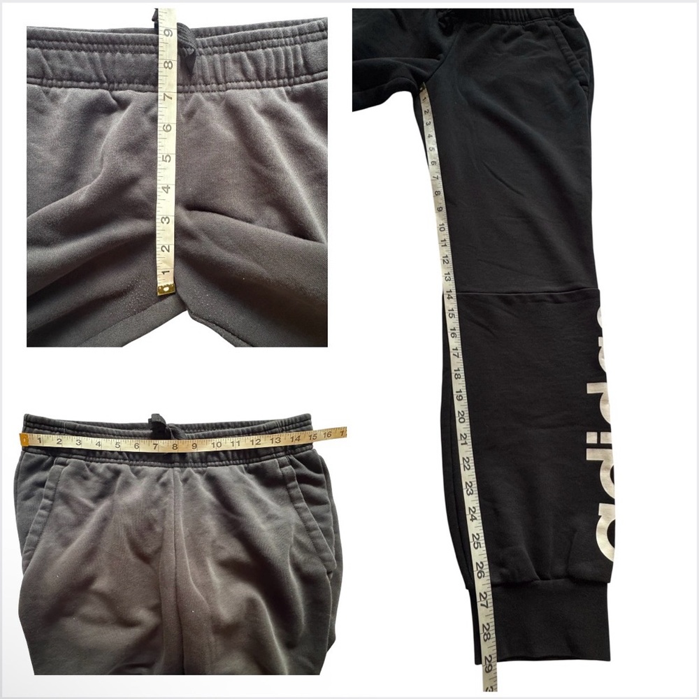 Adidas 2 Piece Bundle Women's Black Joggers Size Medium Leggings Size Large - Picture 5 of 11